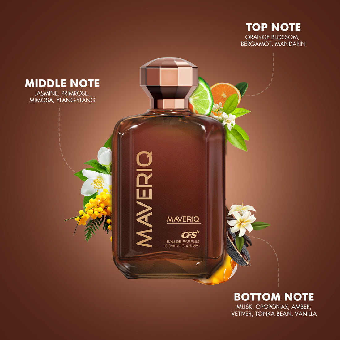 CFS Eau de Parfum Maveriq - Maveriq Brown