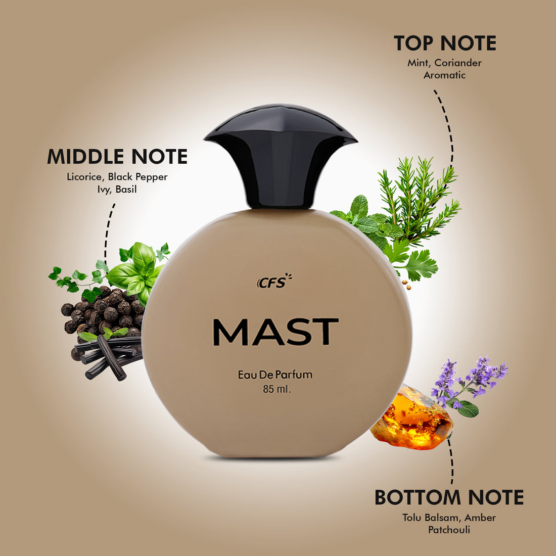 CFS Eau de Parfum Mast - Mast Brown